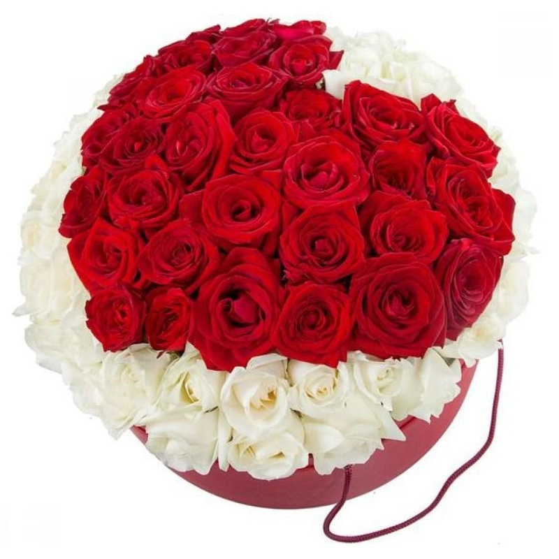 Luxury Red Roses Heart in Box