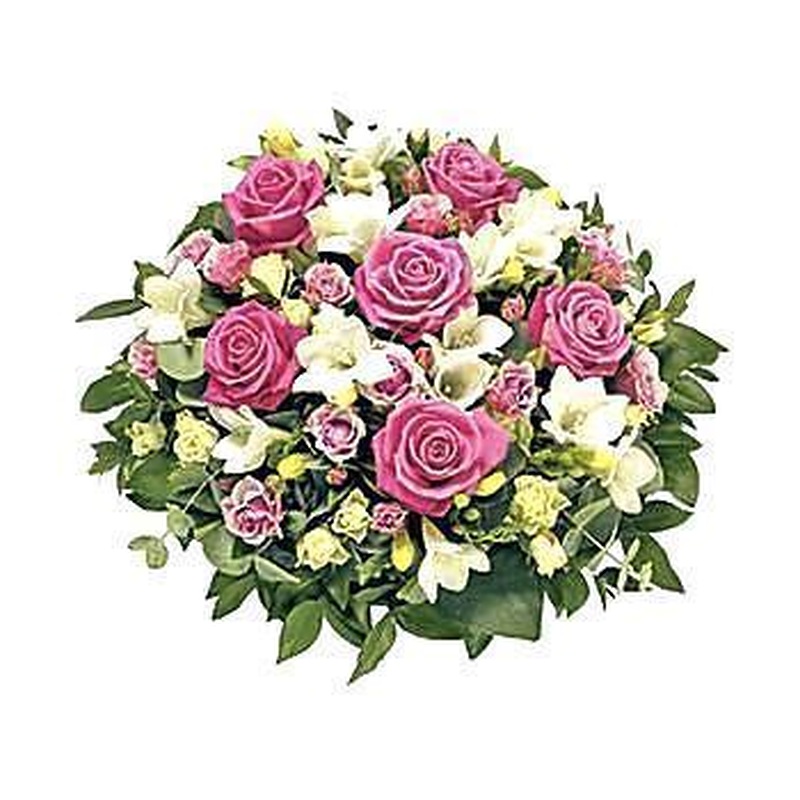 Roses and White Freesias Posy