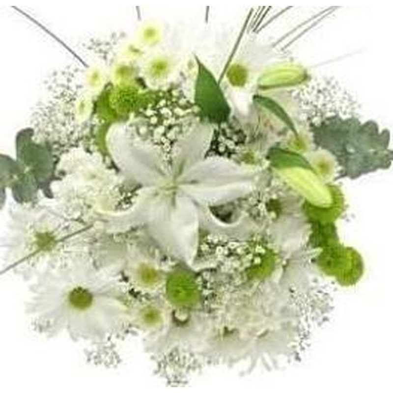White on White Bouquet