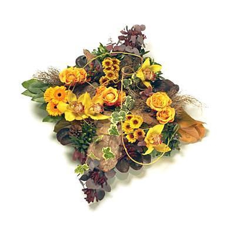 Woodland Yellow Cushion