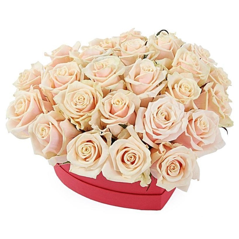 Sweet Avalanche Roses Heart Box