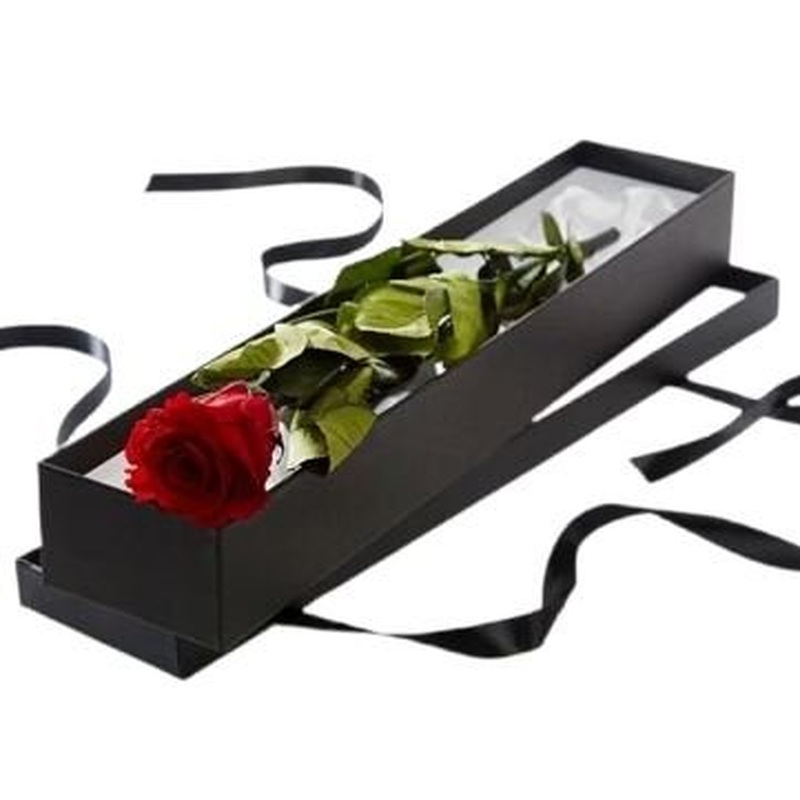 Red Single Rose Luxury Box