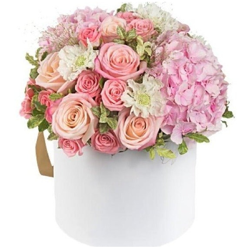 Delightful Peach Flowers  Box