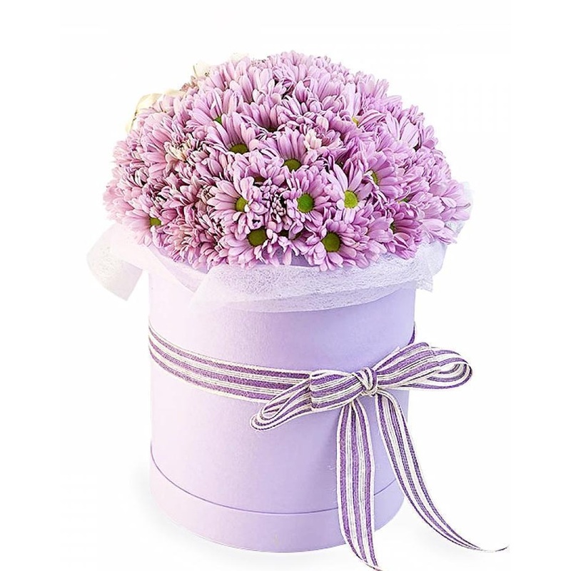 Pink Daisy Hat Box
