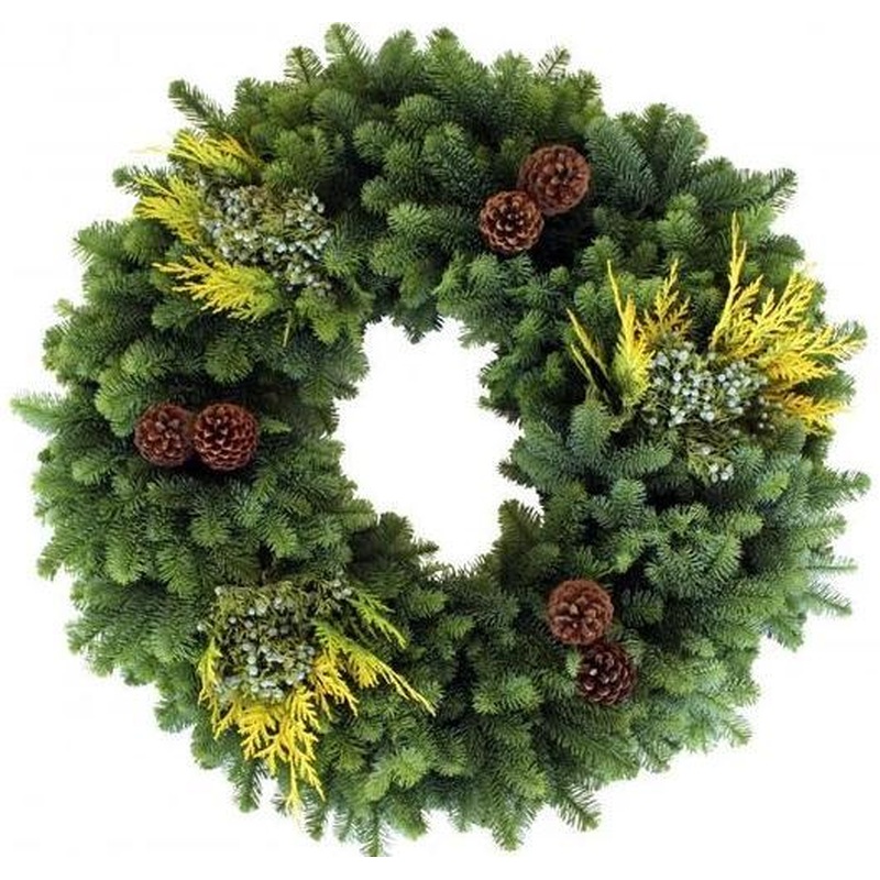 Conifer and Spruce Christmas Wreath