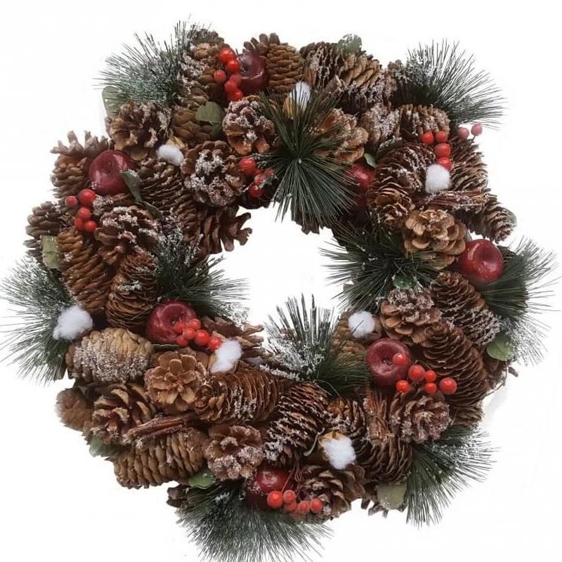 Merry Christmas Natural Wreath