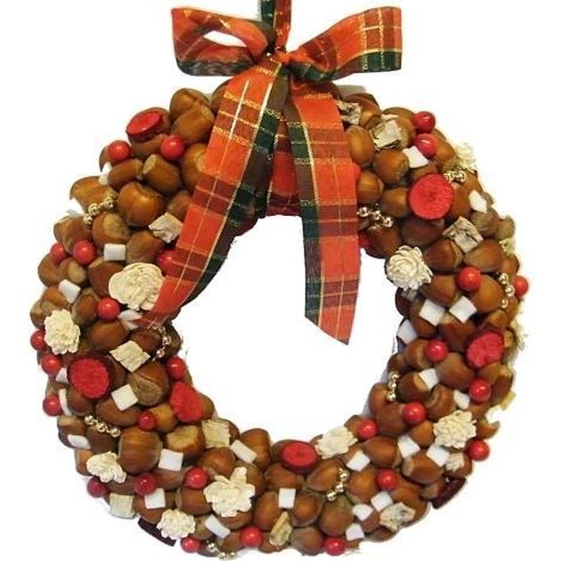 Nuts Christmas Festive Wreath