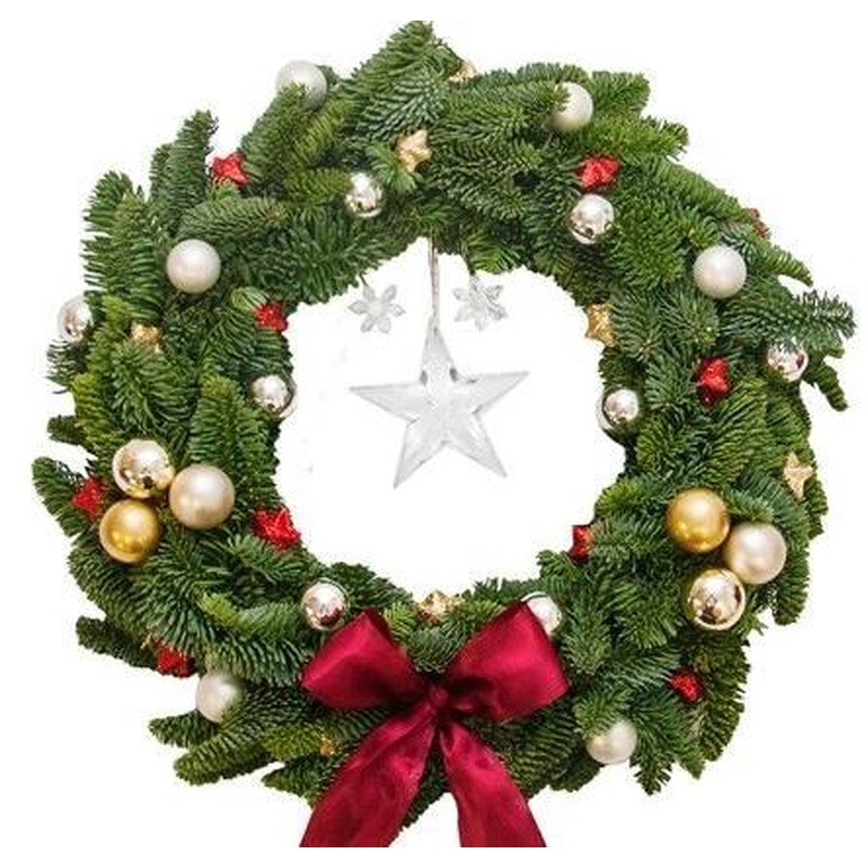 Stars Festive Door Wreath