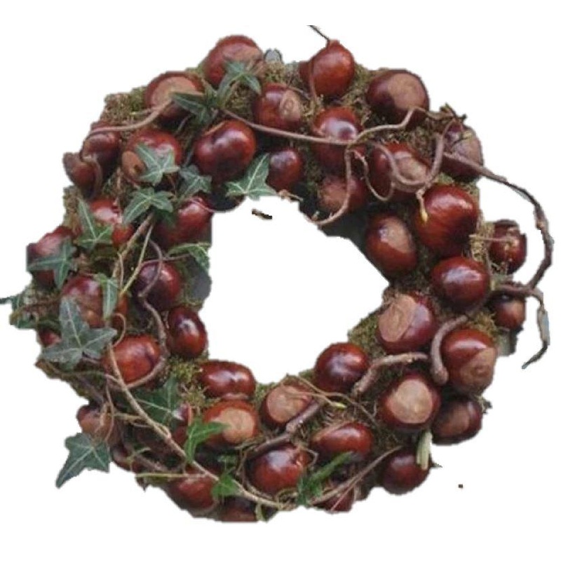 Chestnuts Holly Wreath