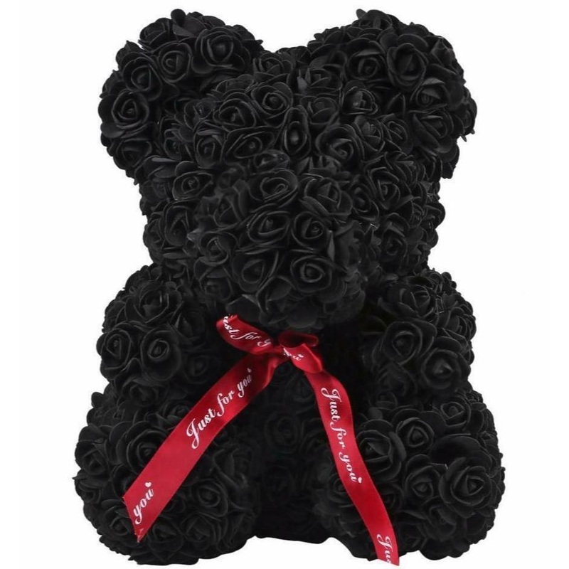 Luxury Black Rose Teddy Bear