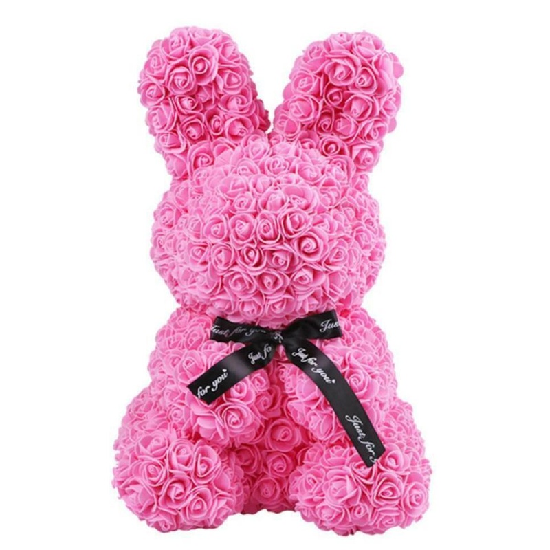 Luxury Pink Rose Rabbit