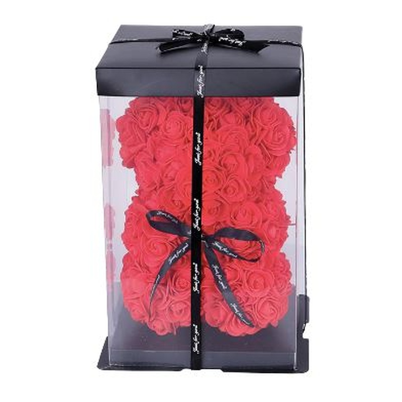 Mini Luxury Red Rose Teddy Bear