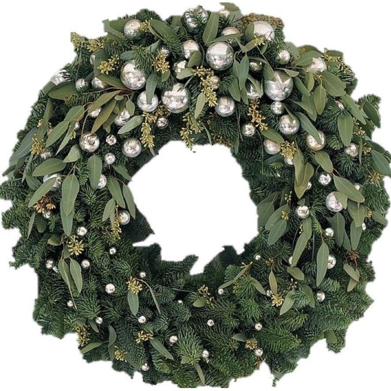 Silver Winter Wreath