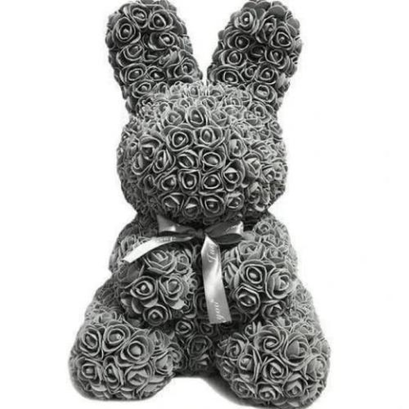 Luxury Rose Grey Rabbit