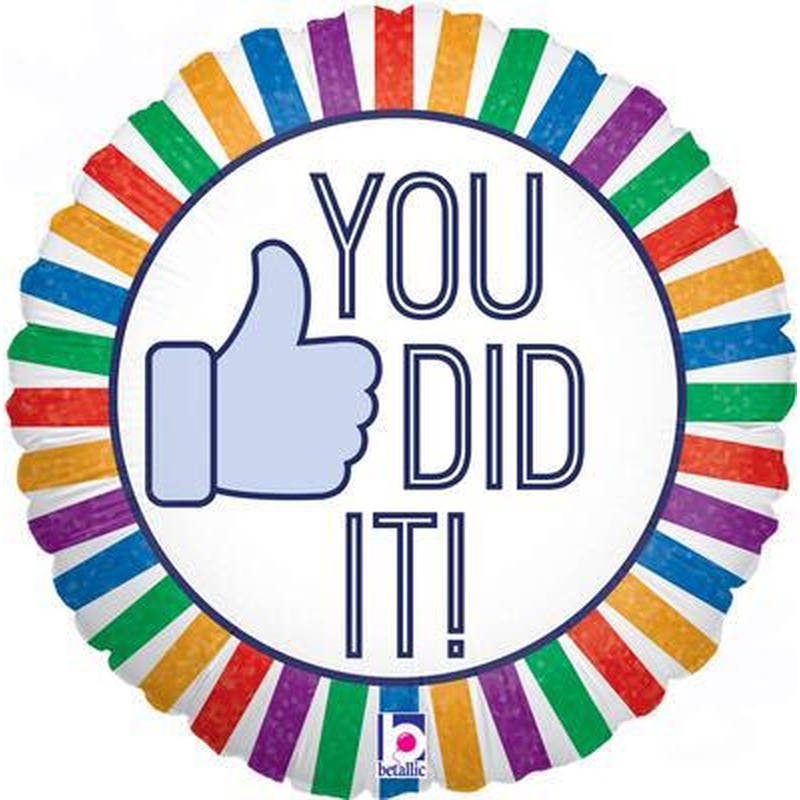 18in YOU DID IT! Balloon