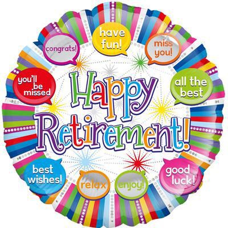 Happy Retirement Balloon (18 inch)