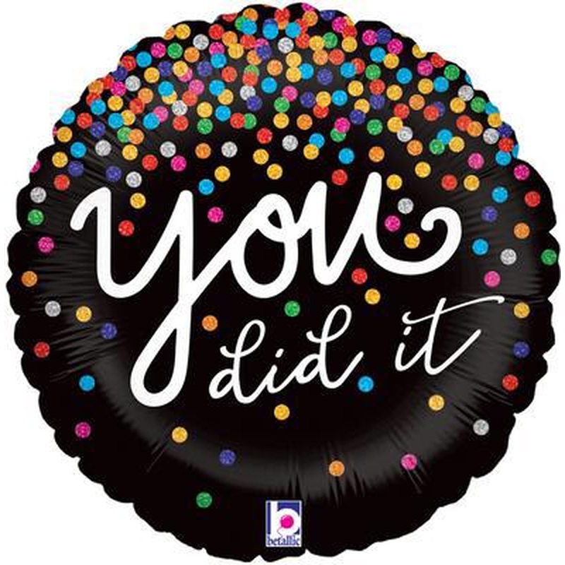YOU DID IT! Balloon (18in)