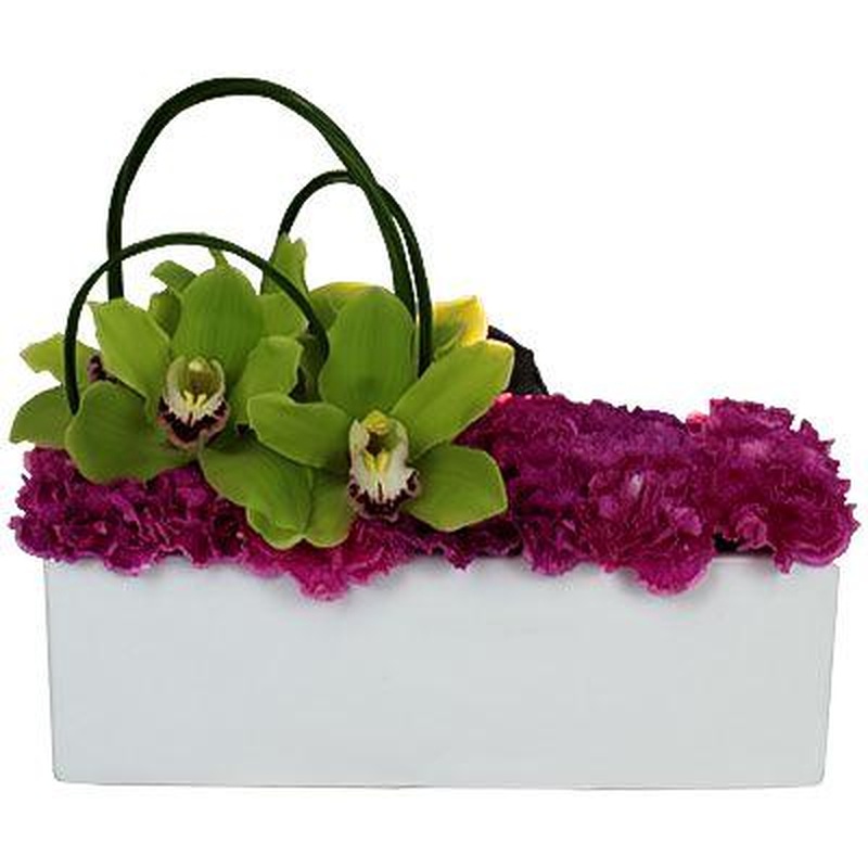 Carnation with Cymbidium Box