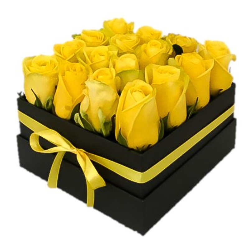 Yellow Roses Box