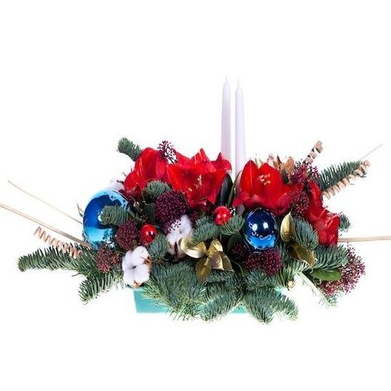 Amarylis Centerpiece Flower Arrangement