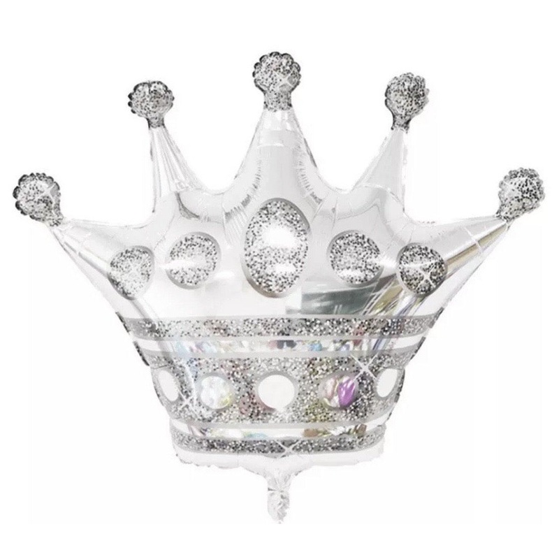 Silver Crown Balloon