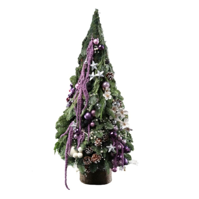 Amaranthus Christmas Tree Arrangement: Unique Festive Elegance for Your Holiday Decor