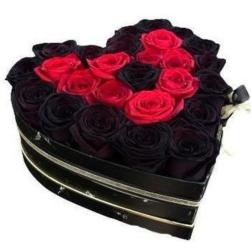 Luxury Black Love Heart Box