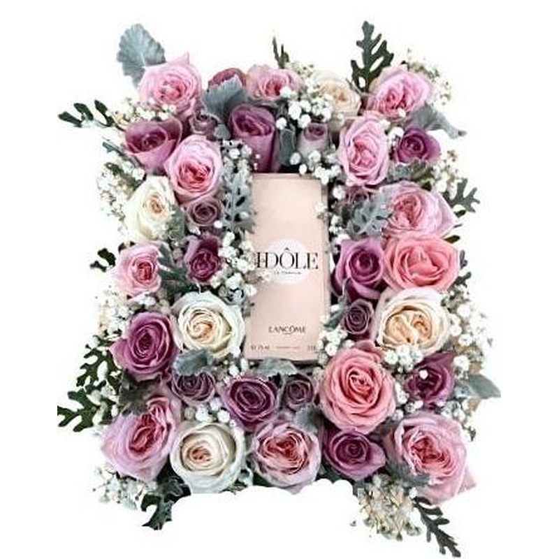 Perfume in Pastel Roses Glamour Box
