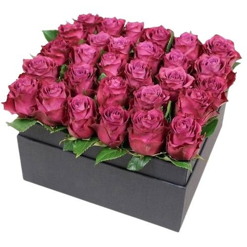 Pretty Cerise Roses Box