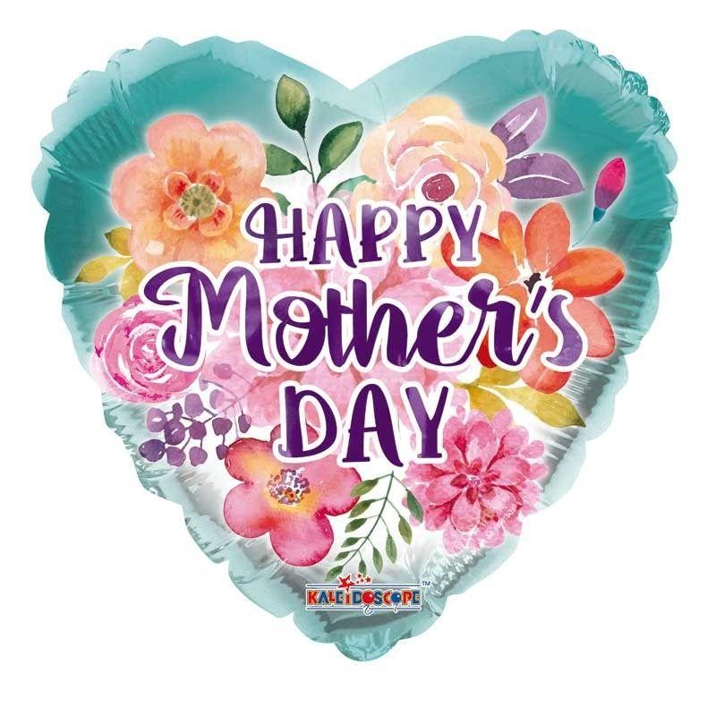18inch Balloon Happy Mother's Day Flowers