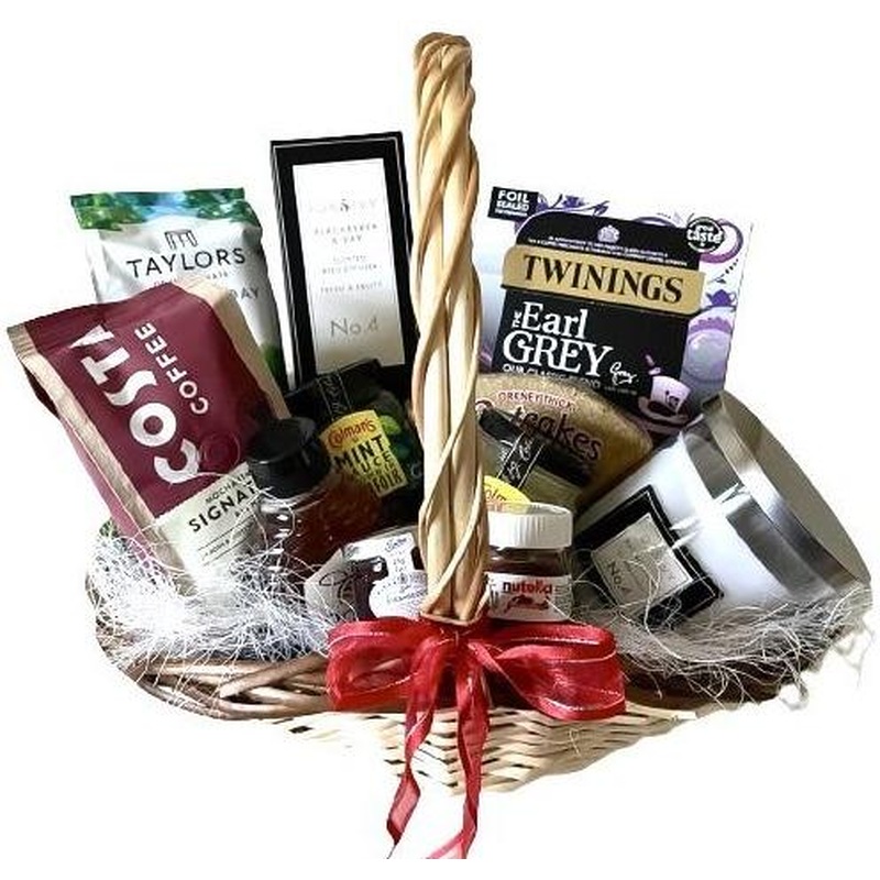 Gift Basket with Coffee & Candle