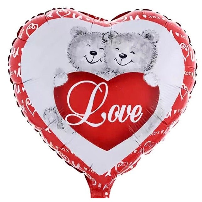 Balloon Love with Bears (18 inch)