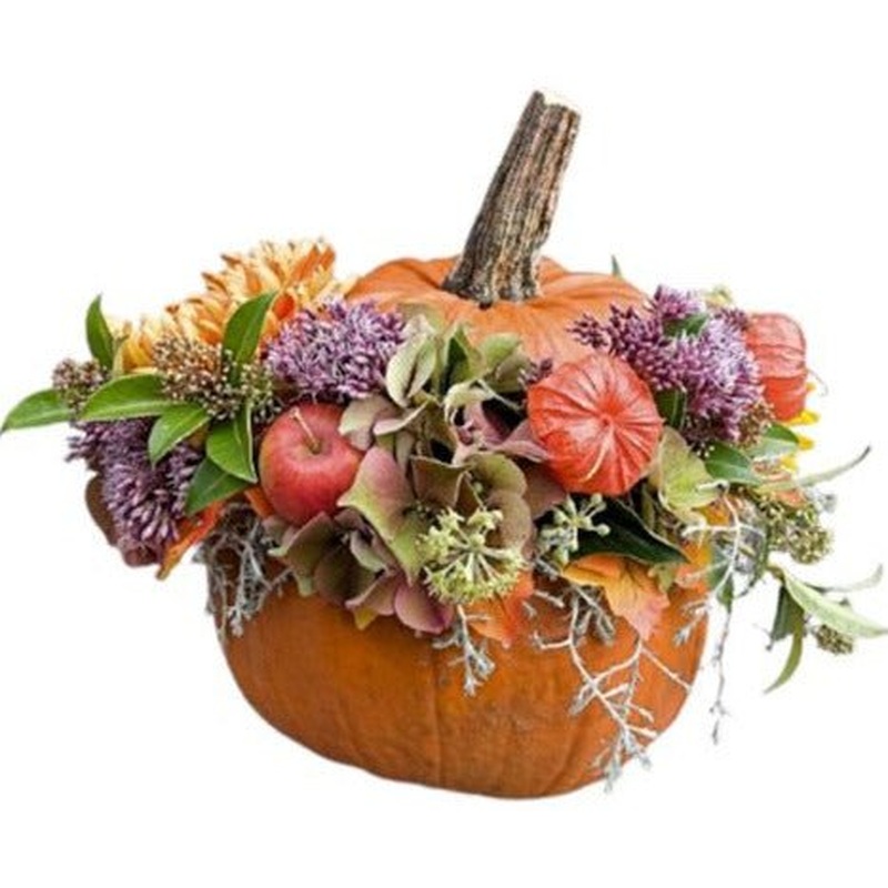 Wild Pumpkin Flowers Arrangement