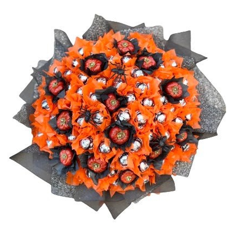 Autumn Chocolate Bouquet with Mini Pumpkins