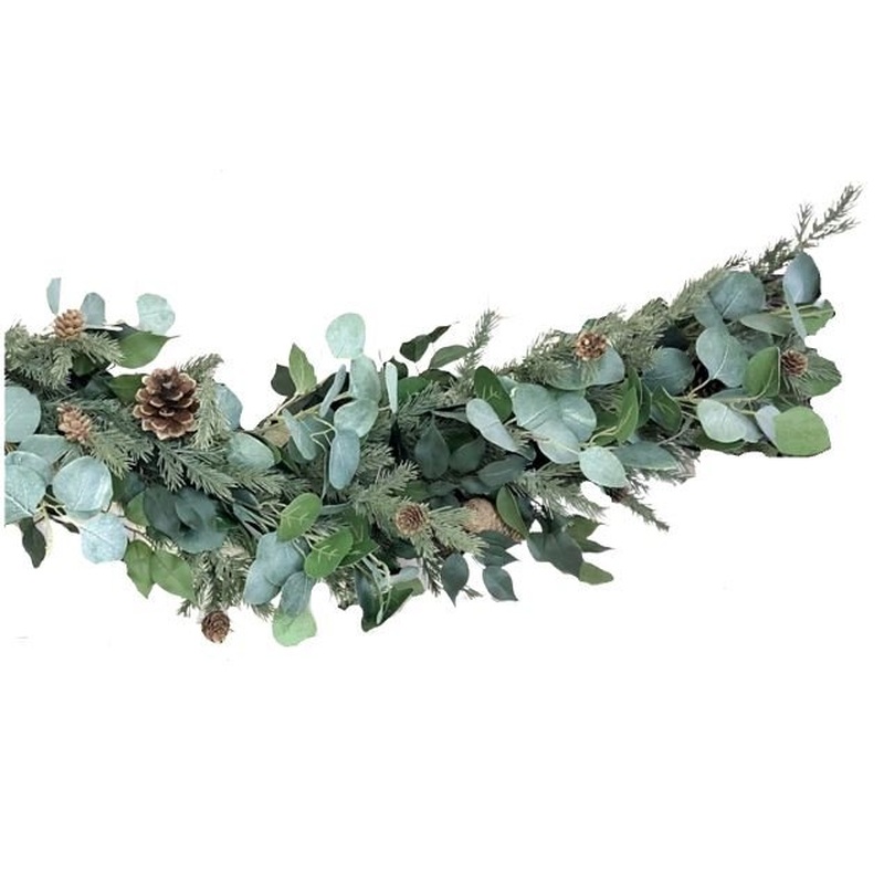 Foliage and Spruce with Cones Garland