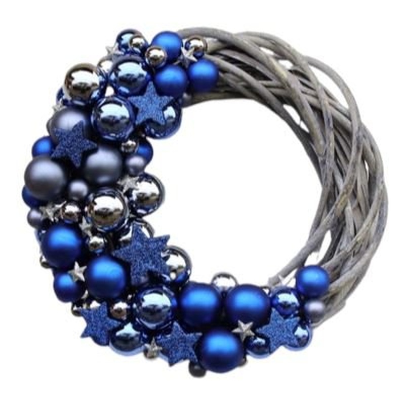 Blue Star Door Wreath