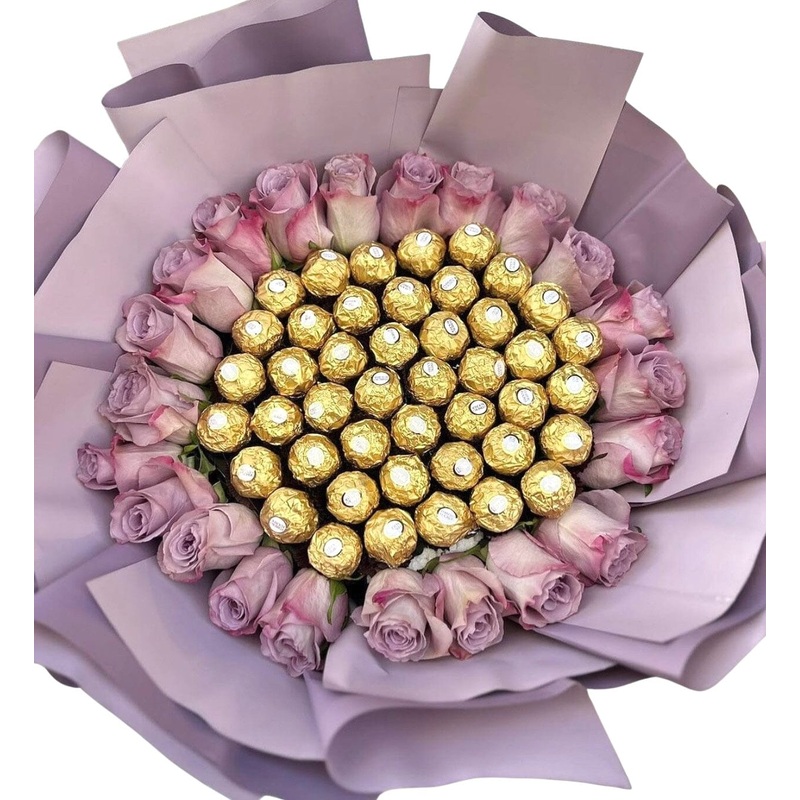 Luxury Chocolate Bouquet with Roses