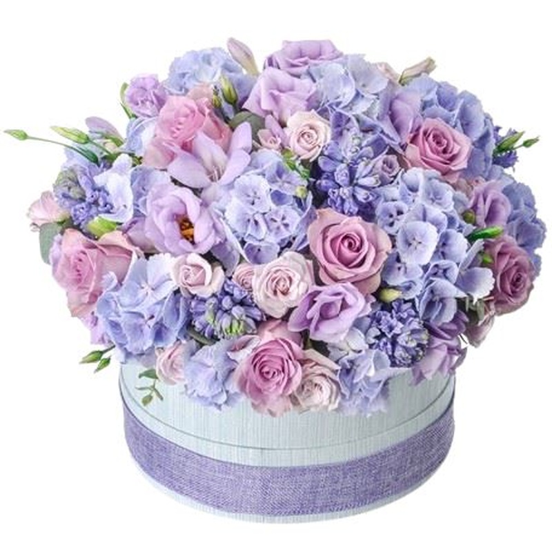 Azure Flowers Box