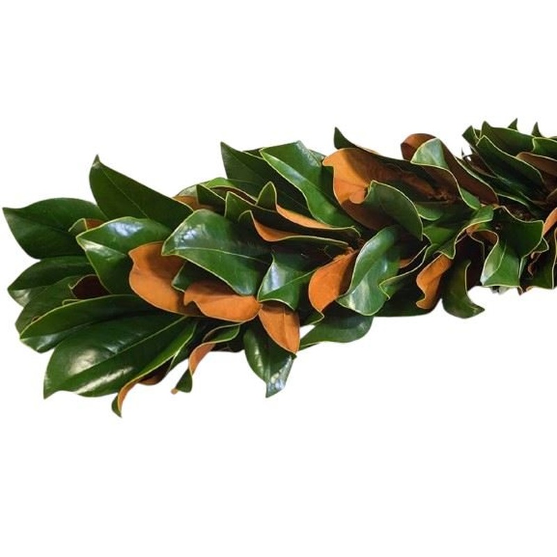 Evergreen Magnolia Leaves Garland