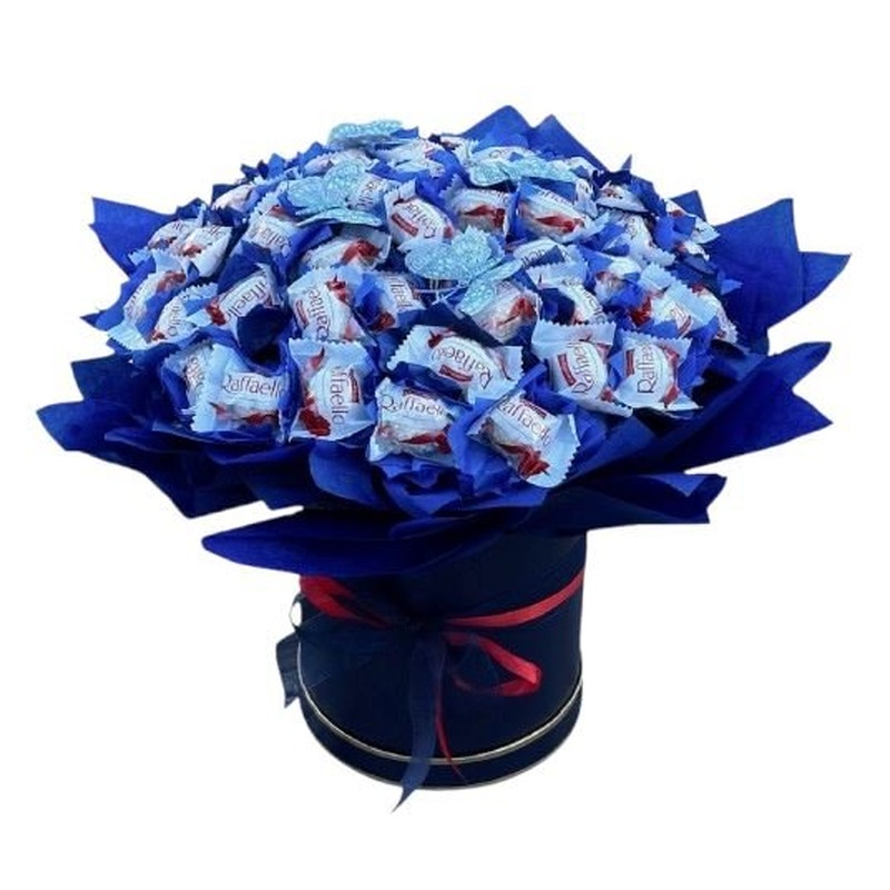 Butterfly in Blue Chocolate Luxury Box