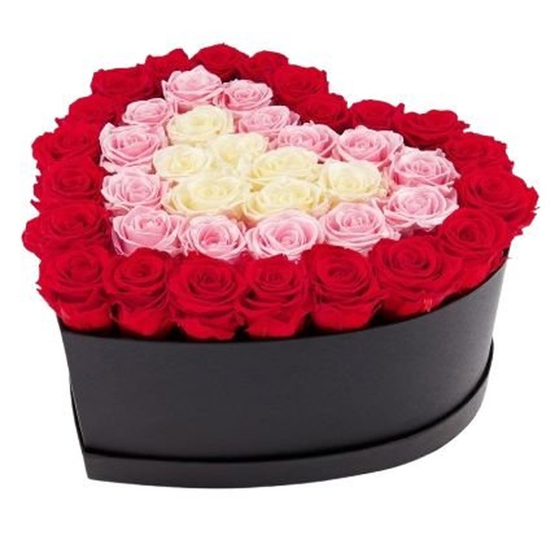 Gorgeous Three Hearts Box