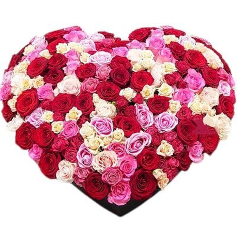 Gorgeous Box of Roses and Spray Roses