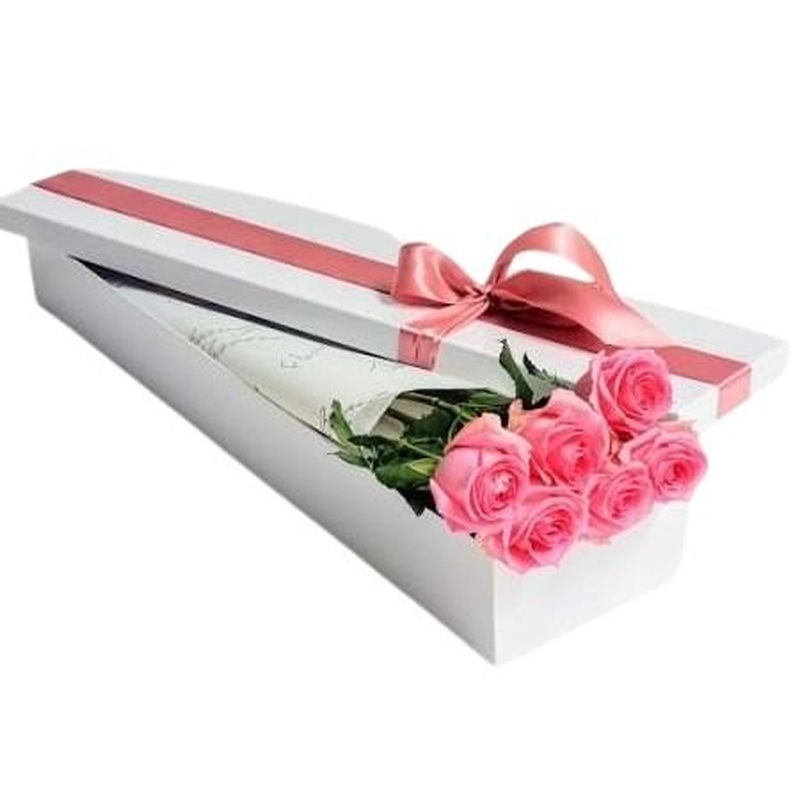 Luxury Six Roses Gift Box